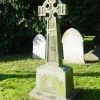 Celtic Cross on graveyard