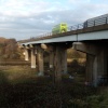The A1 crosses the River Don half a mile below the lock