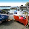 Fishing boats at Mullion Harbour