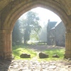 Roche Abbey early morning during October 2008