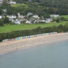 Looking down onto Llanbedrog Beach