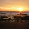 Sunrise on the light house corner