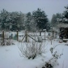 It snowed