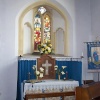 Side Altar and stained glass window St Peters Church