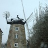 Wheatley Windmill in the snow