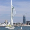 The Spinnaker tower from Gosport