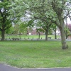 Wolviston village green from the school