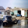Narrowboat at Shardlow Marina, Derbyshire