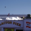 Looking over the pier.