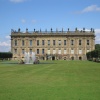 Chatsworth House side view.