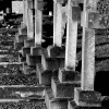 Line of graves - Midgham