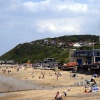 The beach.