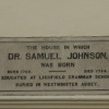 Birthplace of Dr Johnson