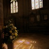 The Nave : Sunlight through stained glass