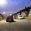 Brightly lit street
