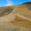 Climbing up Mount Snowdon.