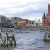 The former Bute Docks at Cardiff