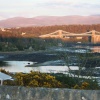 A View of Snowdonia and Menai Bridge