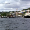 The SS Great Britain in the distance.