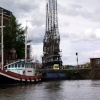 Cranes on the old docks.
