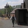 Carrying the tea bucket at Blists Hill, Shropshire