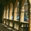Through the arched Window.