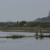 Houses on the cliff edge