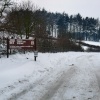 Impassable road to Derwent and Howden Reservoirs February 2009