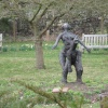 Bizarre statue