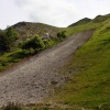 Scree on a path up to Thorpe Cloud