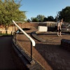 Resting jogger, Grand Union Canal, Stoke Bruerne, Northants