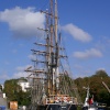 Ship under a refit.