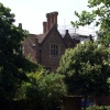 Chimney's through the trees.