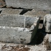 Stone coffins outside the museum