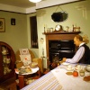 Wartime living room.