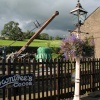 At Oakworth Station.