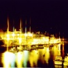 Bridlington Harbour at night