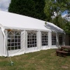 The marquee at the Hurdlemakers Arms