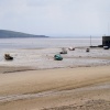 High and dry.