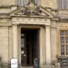 The front door.