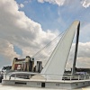  The Millennium Bridge with Baltic Centre in background