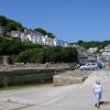 Looe Harbour near RNLI Lifeboat Station - June 2009