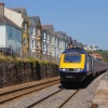 Dawlish promenade with first Intercity 125 - June 2009