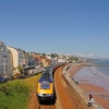 Dawlish promenade with first Intercity 125 - June 2009