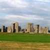 With Salisbury Plain in the background