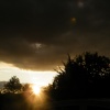 Sunset after the deluge. Eastcote village