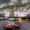 Polperro harbour.