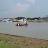 Ferry crossing the River Blyth between Walberswick and Southwold.