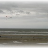 Kite surfing at Cleveleys