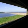 Looking out of the hide at Benacre Nature Reserve
